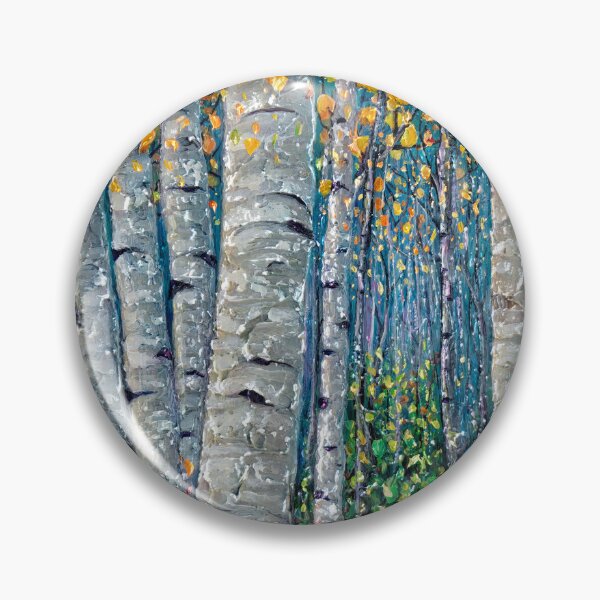 Item preview, Aspen Grove Somewhere Palette Knife Painting I designed and sold by Rocky Mountain Artistry.