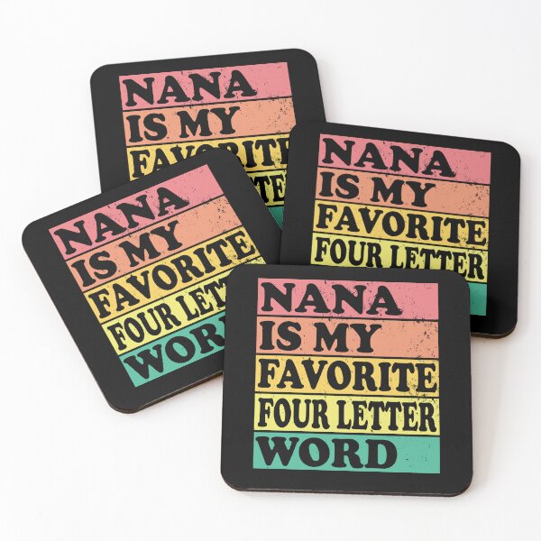 Item preview, Nana Is My Favorite Four Letter Word Vintage Sunset Tier designed and sold by DPlumDesign.