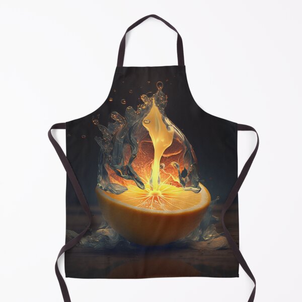 Item preview, "Abstract Orange Flames Dancing on Water" designed and sold by DaniFantasy.