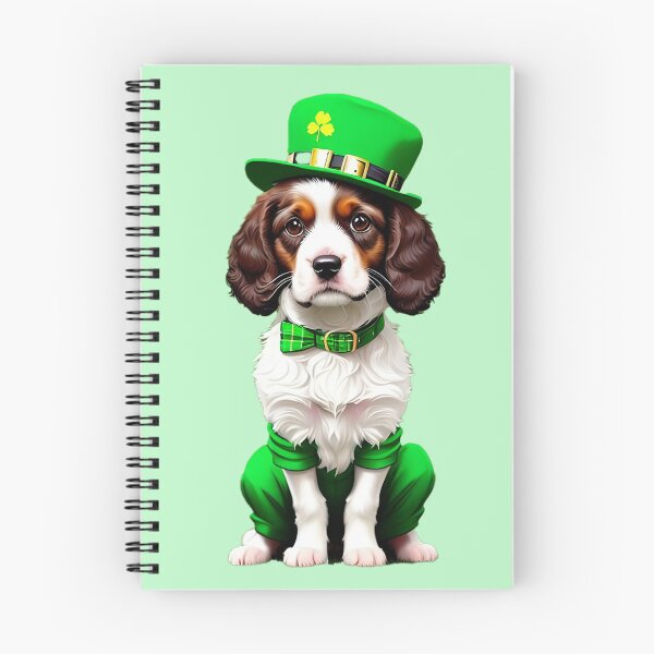 Item preview, Graceful Spaniel in Emerald Green Satin Jumpsuit - Digital Artwork designed and sold by Pawsitive Palette.