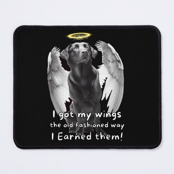 Item preview, Angel dogs - Labrador Retriever (black) designed and sold by SteampunkMoai.