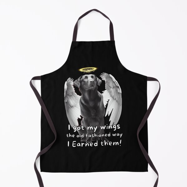 Item preview, Angel dogs - Labrador Retriever (black) designed and sold by SteampunkMoai.