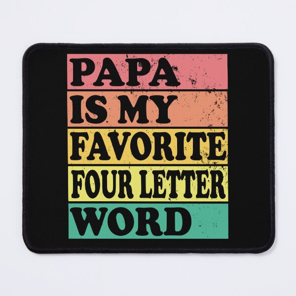 Item preview, Papa Is My Favorite Four Letter Word Vintage Sunset Tier designed and sold by DPlumDesign.