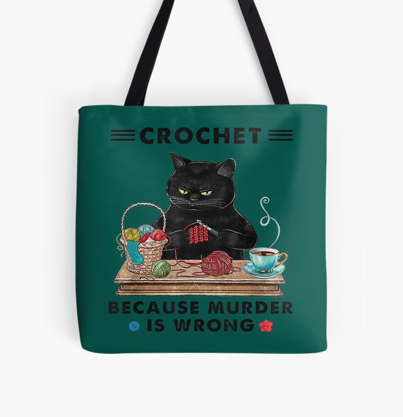 Funny Crochet Bags for Sale | Redbubble