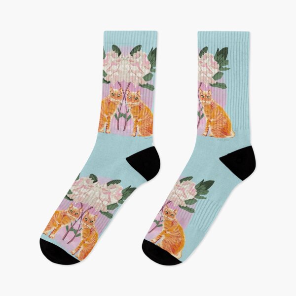 Item preview, Cats and Roses - Baby Blue designed and sold by Daniela Glassop.