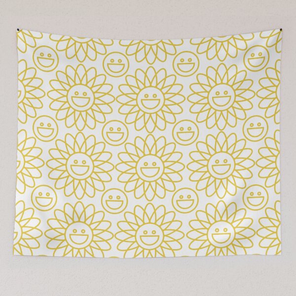 Item preview, Smiley Sunflower Pattern - Yellow designed and sold by rnmarts.