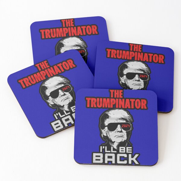 Item preview, THE TRUMPINATOR I_LL BE BACK IN 2024 FUNNY designed and sold by Teacher83.