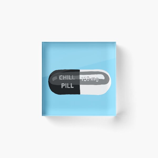 Item preview, Black Chill Pill Blue designed and sold by JaymieMetz.
