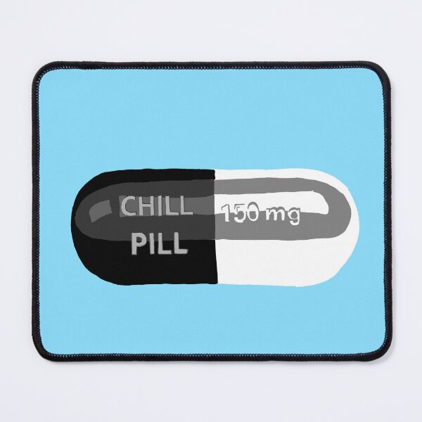Item preview, Black Chill Pill Blue designed and sold by JaymieMetz.