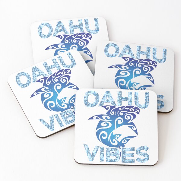 Item preview, Polynesian Tribal Shark Oahu Hawaii Vibes Tropical Island designed and sold by MintedFresh.