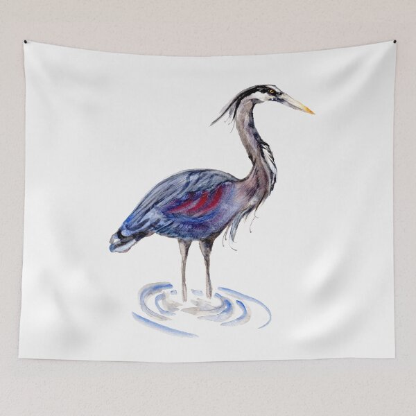 Item preview,  Blue Heron Bird designed and sold by Goosi Art.