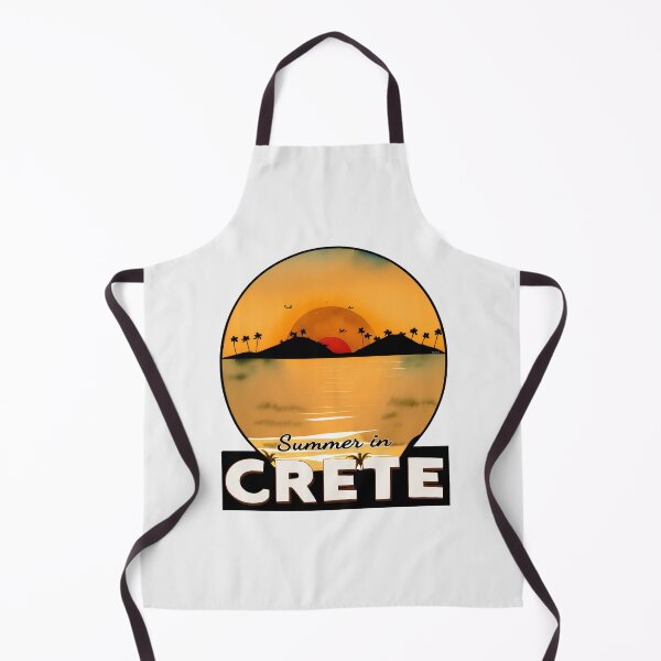 Item preview, "Summer in Crete v2" Show Your Love for Crete with a Unique Retro Vintage style Design designed and sold by nicpa-art.