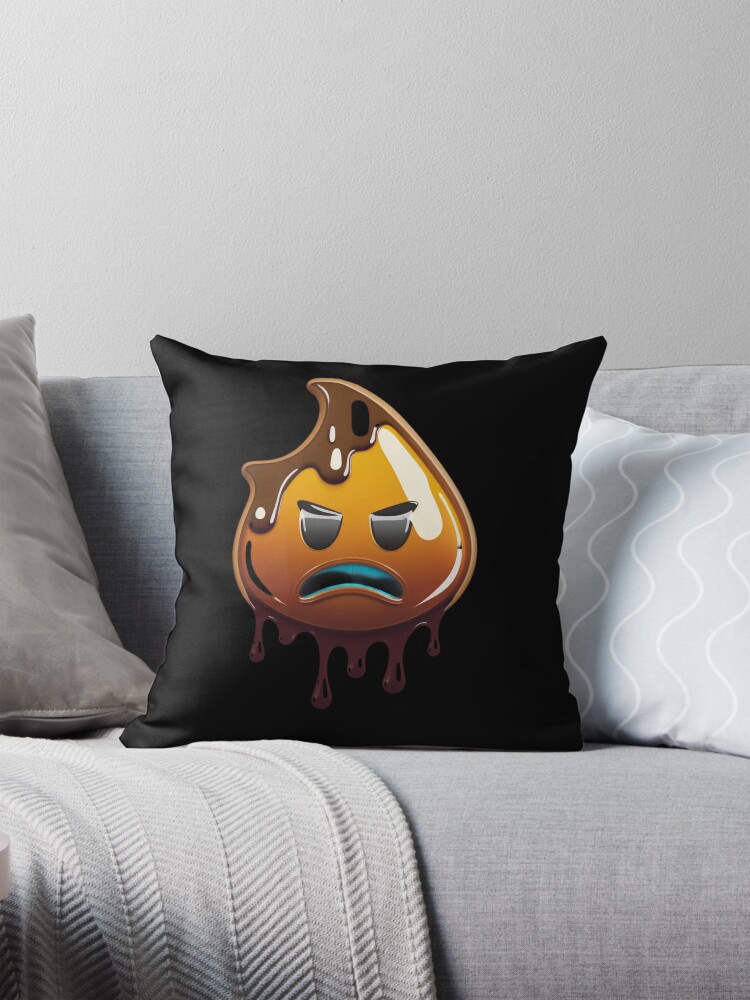 Angry emoji pillow best sale