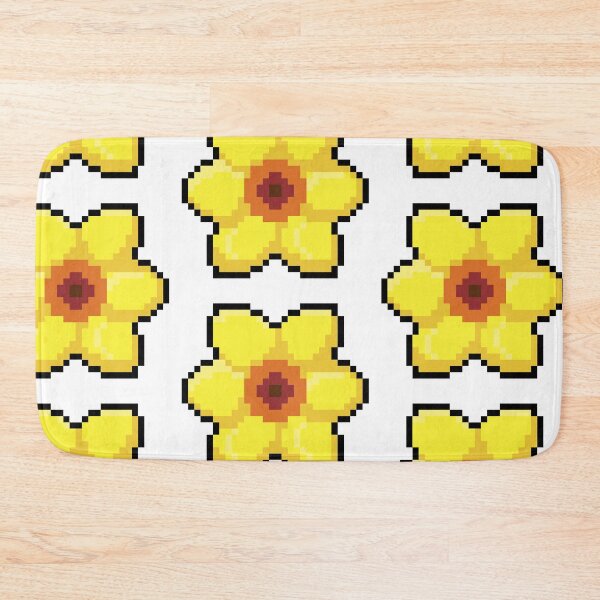 Artikelvorschau, Narzissen-Blumen-Pixel-Kunst entworfen und verkauft von Pixelification.