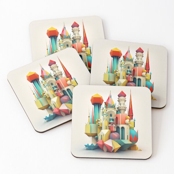 Item preview, Colorful Geometric Castle Design designed and sold by EnzoZs.