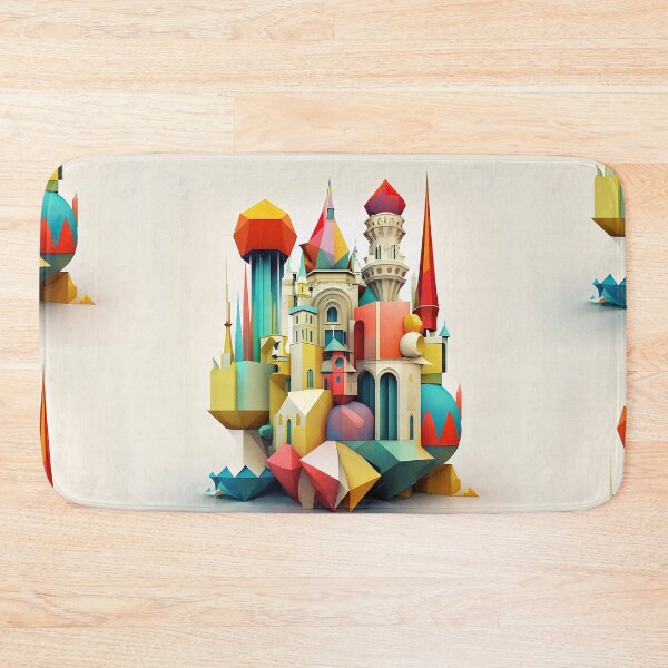 Item preview, Colorful Geometric Castle Design designed and sold by EnzoZs.