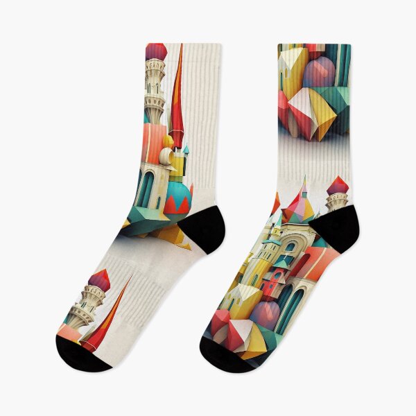 Item preview, Colorful Geometric Castle Design designed and sold by EnzoZs.