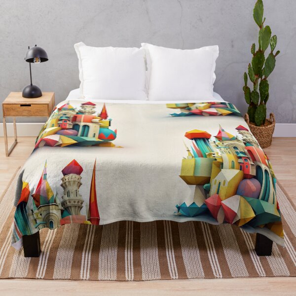Item preview, Colorful Geometric Castle Design designed and sold by EnzoZs.