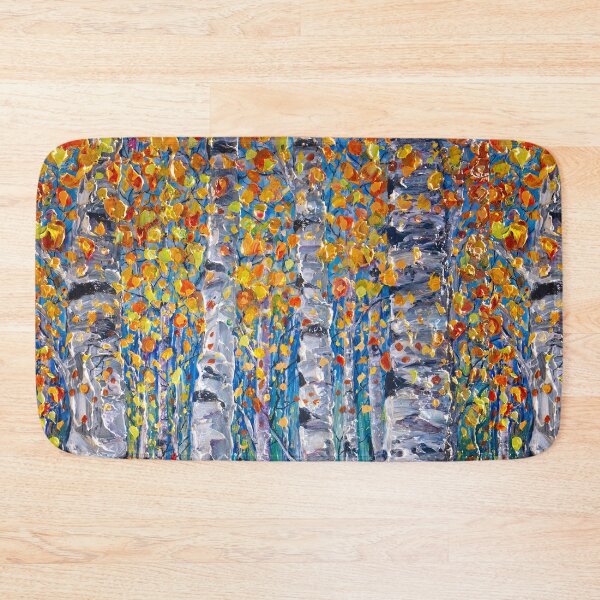 Item preview, Aspen Grove Somewhere Palette Knife Painting II designed and sold by Rocky Mountain Artistry.