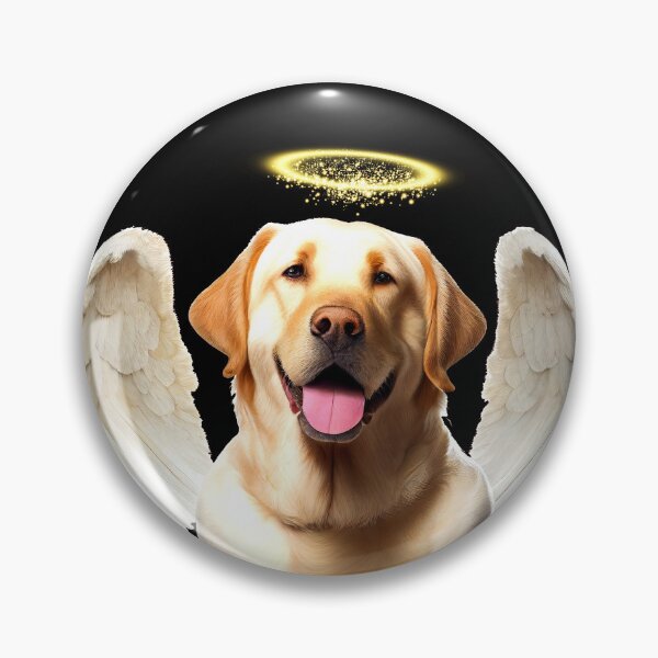 Item preview, Angel dogs - Labrador Retriever (cream) designed and sold by SteampunkMoai.