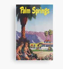 Palm Springs, California Retro Vintage Poster Metal Print