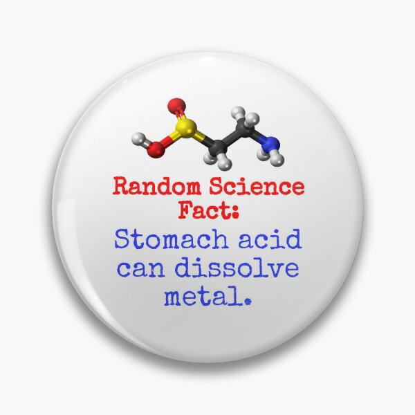 Item preview, Stomach Acid Can Dissolve Metal - Science Fact designed and sold by CrankyOldDude.