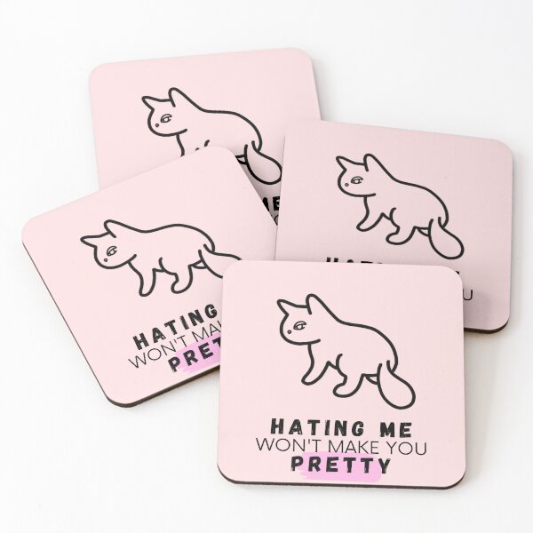 Item preview, Hating Me Won't Make You Pretty - Feisty Cat designed and sold by TindahanPOD.