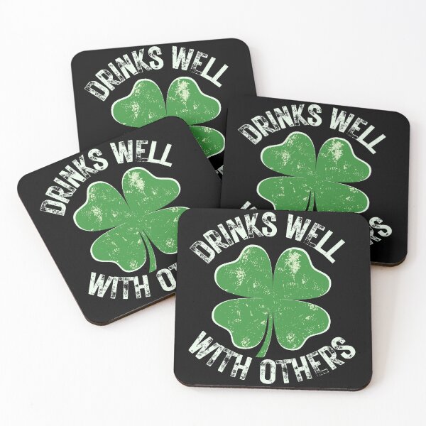 Item preview, Drinks well with others st patricks day designed and sold by Cheeeeky.