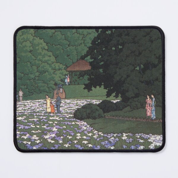 Artikelvorschau, Iris Garden at Meiji Shrine - Kawase Hasui / Japanese Paintings entworfen und verkauft von royumi.