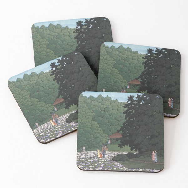Artikelvorschau, Iris Garden at Meiji Shrine - Kawase Hasui / Japanese Paintings entworfen und verkauft von royumi.
