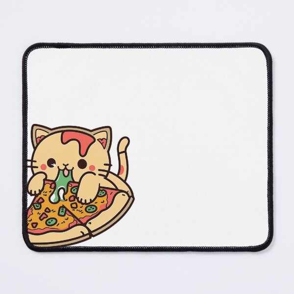 Item preview, Cat Eating Pizza Kawaai designed and sold by joseluislopez.