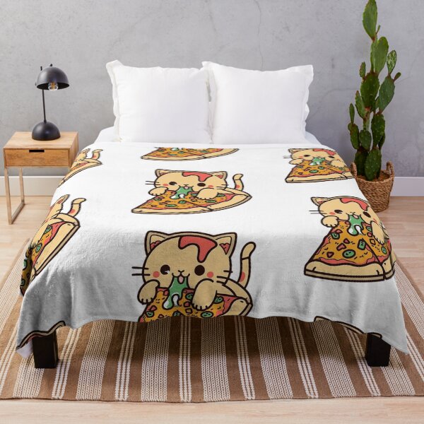 Item preview, Cat Eating Pizza Kawaai designed and sold by joseluislopez.