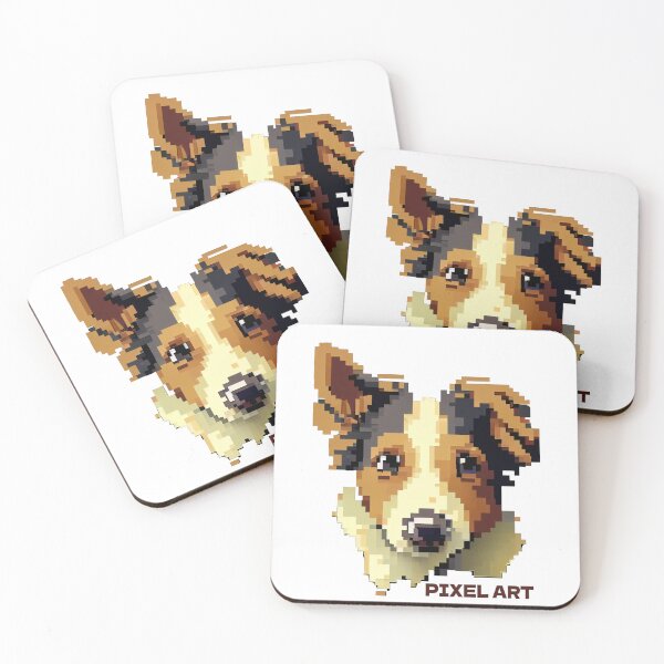 Item preview, Pixel Art Dog  with funny cute decorative dog for dog lovers designed and sold by RSDESIGNSteam.