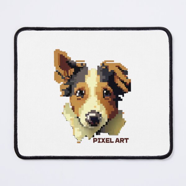 Item preview, Pixel Art Dog with funny cute decorative dog for dog lovers designed and sold by RSDESIGNSteam.