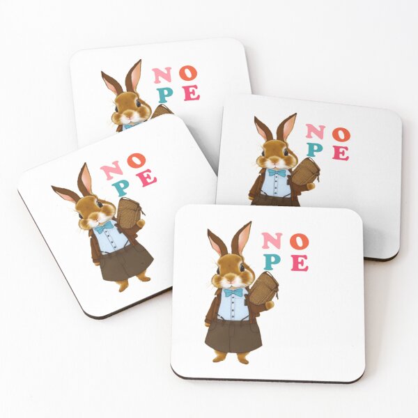 Item preview,  Lazy bunny dad nope T-Shirts for Sale, sleepy rabbit  cute pet lovers, designed and sold by Kevchu1616.