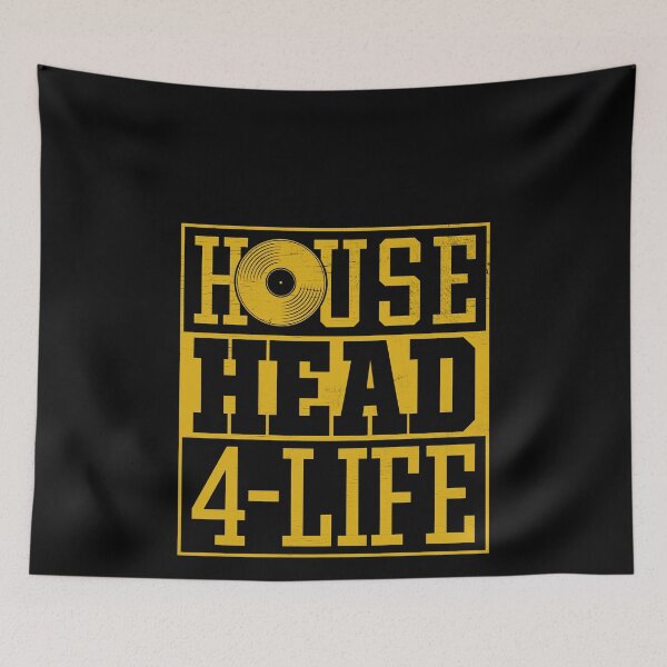 Item preview, House Head 4 Life - House Music EDM DJ Chicago Vintage designed and sold by mBshirts.