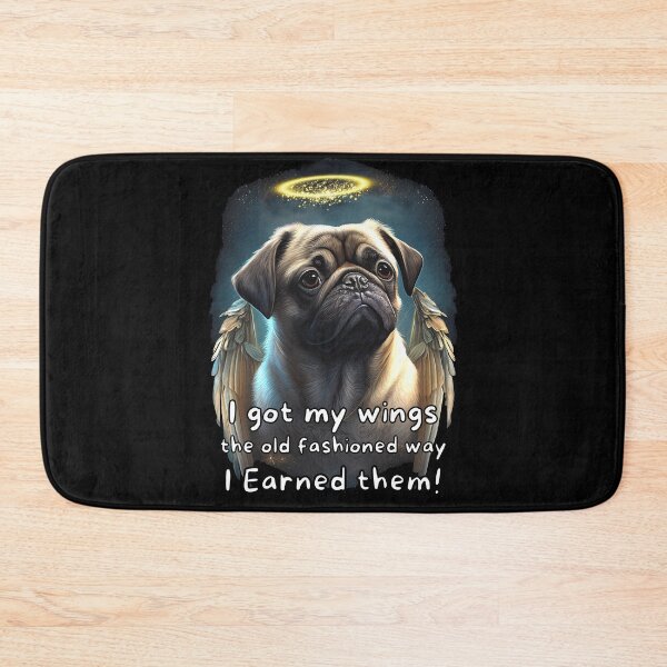 Item preview, Angel dogs - Pug designed and sold by SteampunkMoai.