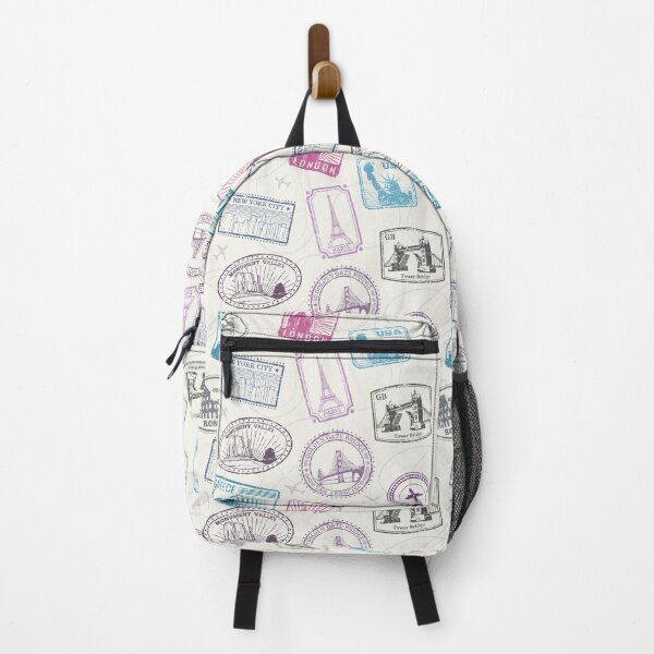 Item preview, Famous World Landmarks World Traveler Pattern designed and sold by heartlocked.