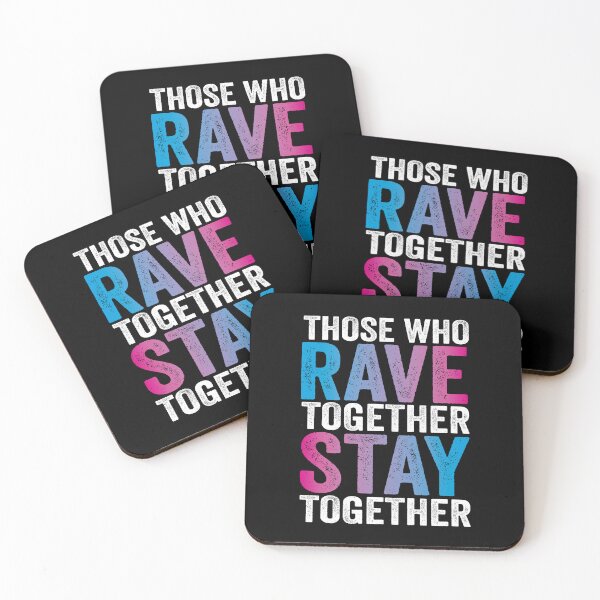 Item preview, Rave Together Stay Together EDM Rave Festival Matching Outfit designed and sold by mBshirts.