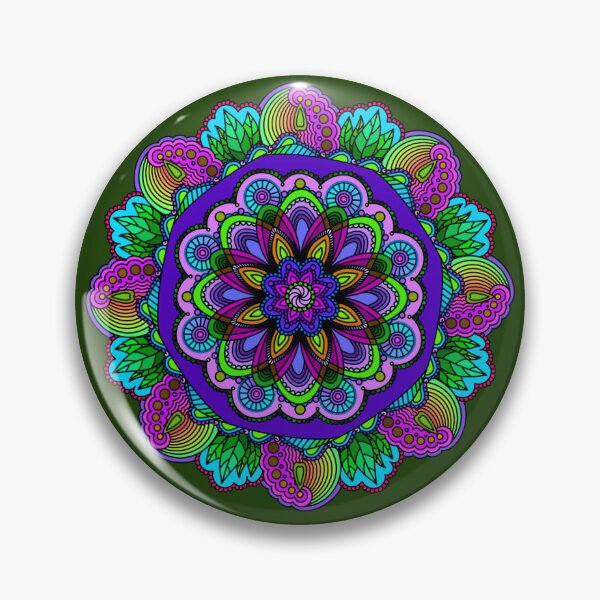 Item preview, Rainbow Gradient Mandala designed and sold by Wonderspell Studio.