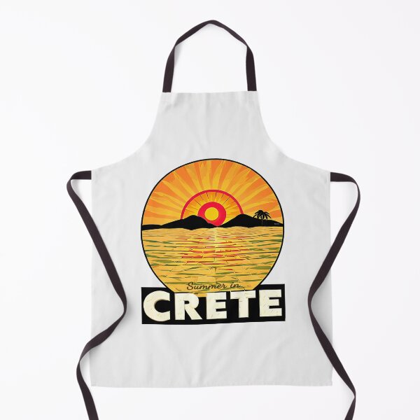 Item preview, "Summer in Crete v4" Show Your Love for Crete with a Unique Retro Vintage style Design designed and sold by nicpa-art.