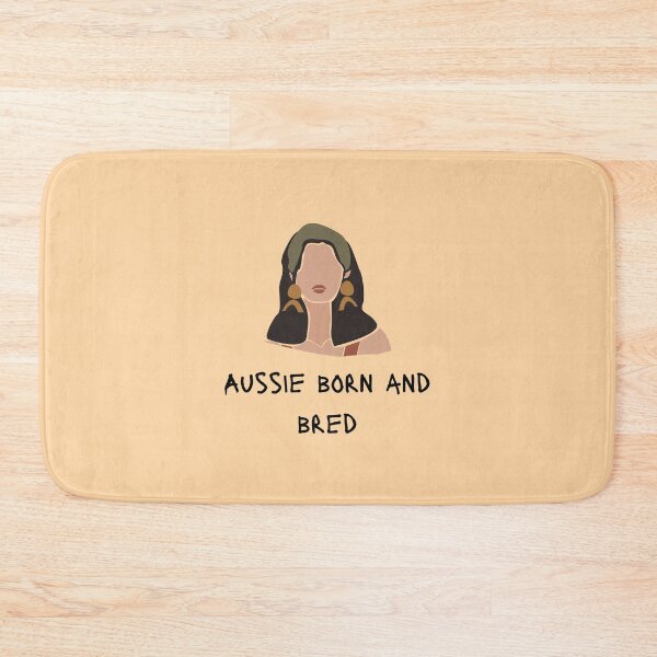 Item preview, "Aussie born and bred" - Typography Design  designed and sold by RM-Journey.