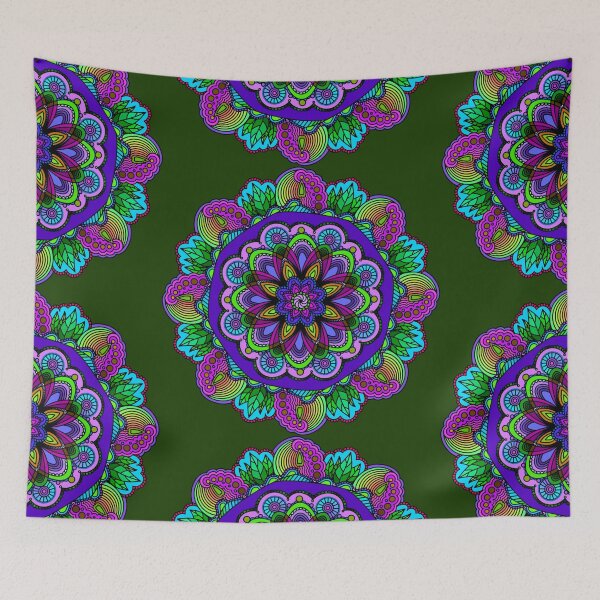 Item preview, Rainbow Gradient Mandala designed and sold by Wonderspell Studio.
