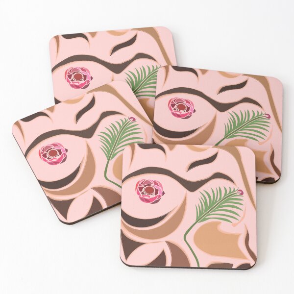 Item preview, Abstract body of a woman with flowers and plants designed and sold by uliklo.