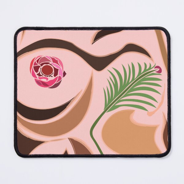 Item preview, Abstract body of a woman with flowers and plants designed and sold by uliklo.