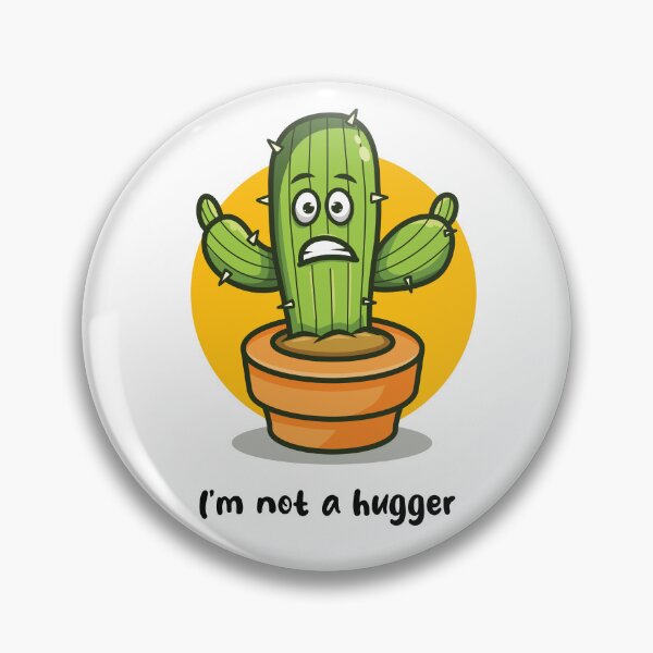Item preview, Not a hugger cactus (on light colors) designed and sold by messy-nessie.