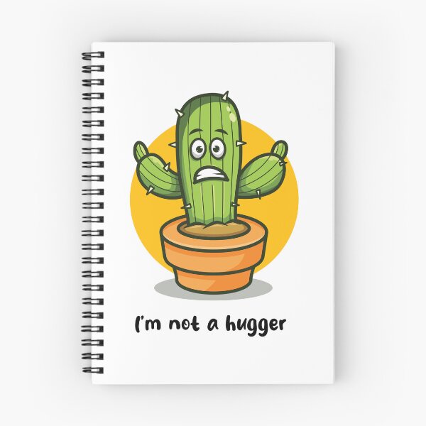 Item preview, Not a hugger cactus (on light colors) designed and sold by messy-nessie.