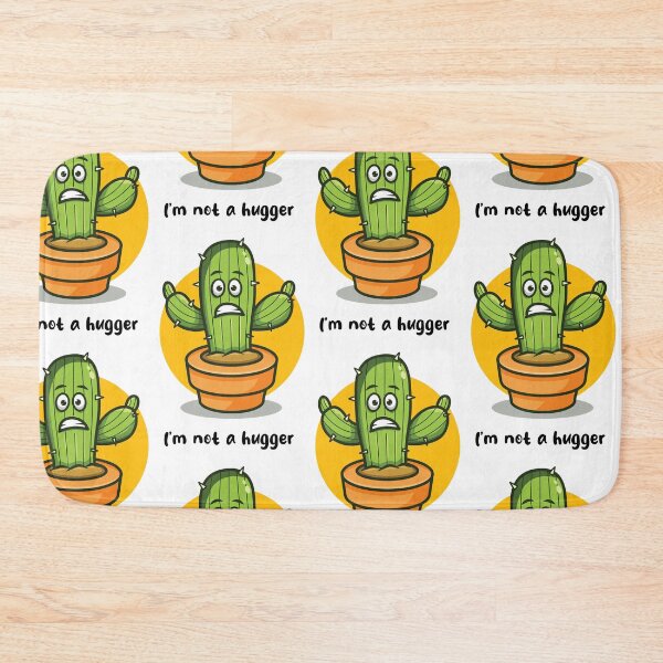 Item preview, Not a hugger cactus (on light colors) designed and sold by messy-nessie.