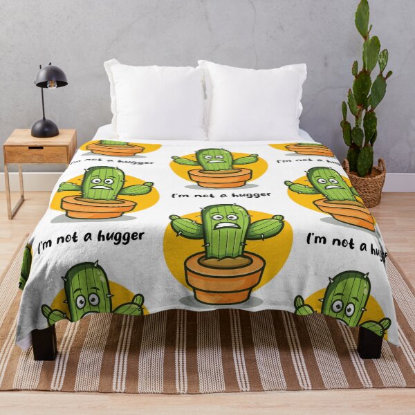 Item preview, Not a hugger cactus (on light colors) designed and sold by messy-nessie.
