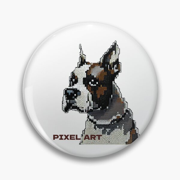 Item preview, Pixel Art Dog  with funny cute decorative dog for dog lovers designed and sold by RSDESIGNSteam.